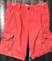 Hollister Men&#39;s Size 28 Melon Coral Fish Camp Casual Shorts Button Fly D... - £15.41 GBP