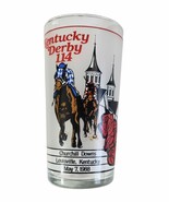 KENTUCKY DERBY #114 Churchill Downs Mint Julep 1988 Glass Tumbler - $253.22 MXN