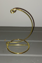 5.5&quot; Ornament Display Hanger Stand smooth gold color for Easter Egg Chri... - $98.42 MXN