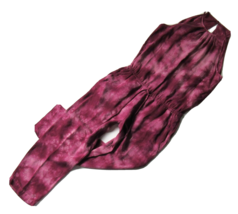 NWoT Anthropologie Cloth &amp; Stone Maroon Tie Dye Sleeveless Cropped Jumpsuit M - £32.66 GBP