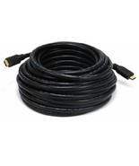50 ft. HDMI M/M Cable w/Ferrite Gold Connectors - Black - £33.41 GBP