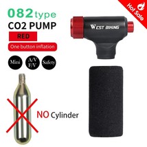 WEST BI Mini CO2 Pump Portable Bicycle Tire Inflator For Schrader Presta Adapter - £85.52 GBP