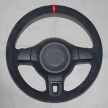 Car Steering Wheel Cover Black Leather  Hand-stitched For  Golf 6 Mk6 VW  MK5 20 - £181.11 GBP