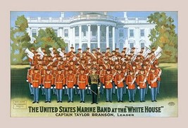 The United States Marine Band at the White House by W.L. Radcliffe - Art Print - £17.29 GBP+