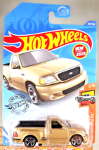 2021 Hot Wheels #237 Hw Hot Trucks 9/10 &#39;99 Ford F-150 Svt Lightning Gold wMC5sp - £8.61 GBP