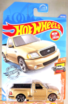 2021 Hot Wheels #237 Hw Hot Trucks 9/10 &#39;99 Ford F-150 Svt Lightning Gold wMC5sp - £8.21 GBP