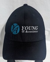 Young &amp; Associate Black Baseball Cap Large - Pre-owned - See Photo&#39;s - £11.72 GBP