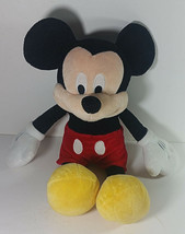 Mickey Mouse Plush 16in Disney Stuffed Animal Classic Red Pants Yellow S... - $14.99