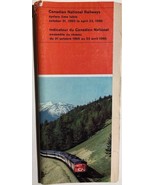 CANADIAN NATIONAL RAILWAYS Time Table October 31, 1965 - $20.84 CAD