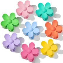 Hair Claw Clips 8PCS Flower Hair Clips Large Hair Clips Cute Claw Clips for Wome - £25.76 GBP
