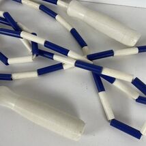 Lifeline Weighted Jump rope Blue White Vintage - $7.59