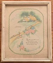 Vintage Framed Mother Poem - $4.00