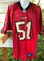 NFL Tampa FL Buccaneers Football Fan Jersey Adult XL Barrett RUUD #51 Red/Black  - £19.57 GBP