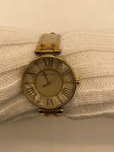 EUC Anne Klein Rose Gold Leather Watch - £7.79 GBP