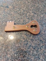 Vintage Steincraft Wooden Key Holder 4 Hooks Key Rack MCM Measurements I... - $12.51