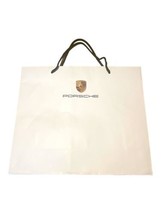 Porsche White Empty Paper Shopping Bag 16.5”x14”x5.75” Gift Logo Christmas - £20.19 GBP