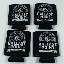 LOT of 4 BALLAST POINT BREWING COMPANY BEER KOOZIE/COOZIE/KOOZY BLACK - £6.53 GBP