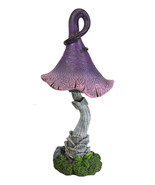 Enchanted Fairy Garden Giant Purple Crooked Toadstool Mushroom Figurine ... - $623.38 MXN