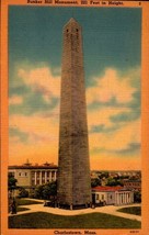 Vintage 1915-30 &quot;Bunker Hill Monument - CHARLESTON/Boston, Mass&quot;-BK36 - £2.37 GBP