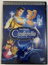 Walt Disney&#39;s Cinderella Platinum Edition Dvd 2-Disc Set New Sealed - £7.82 GBP