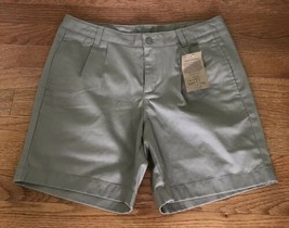Lands&#39; End Kids School Pleated Front Chino Shorts Khaki NWT tan NEW SIZE... - $12.84