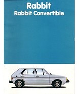 1981 Volkswagen RABBIT sales brochure catalog 81 US VW Cabriolet - £6.27 GBP