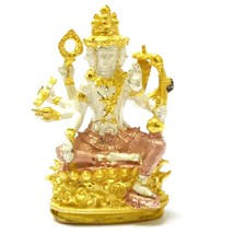 Lp Jaraan PhraProm 4 Face be 2558 Wat AmPhawaan Temple Singburee Provinc... - $128.00