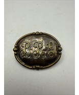 LOUIS BOOTH Sterling Silver Monogrammed Pin Brooch Pendant 2&quot; 13g Signed... - $546.43 MXN