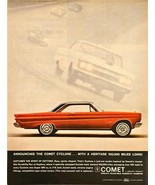 Mercury Comet Cyclone Original Advertisement Heritage-1964 Vintage Print Ad - $199.95 MXN