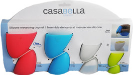 Casabella Silicone Measuring Cup Set 4 Piece - £23.94 GBP