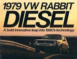 1979 Volkswagen Rabbit Diesel Brochure Catalog 79 Us Vw - £6.37 GBP