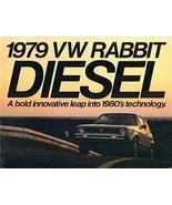 1979 Volkswagen RABBIT DIESEL brochure catalog 79 US VW - £6.27 GBP