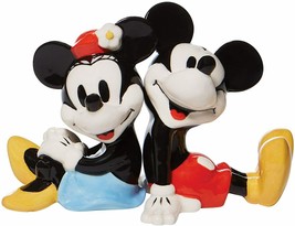 Disney - Mickey &amp; Minnie Salt &amp; Pepper Set by Enesco D56 - £20.63 GBP