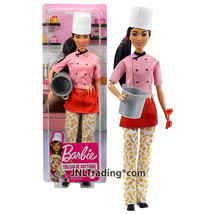 Year 2020 Barbie Career You Can Be Anything 12&quot; Doll PASTA CHEF with Pot &amp; Fork - £19.97 GBP