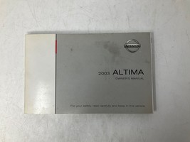2003 Nissan Altima Owners Manual Handbook L01B20013 - £24.76 GBP