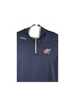 Columbus Blue Jackets Hockey Shirt Mens Small NHL Navy Blue Reebok Cente... - $528.72 MXN