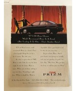 1996 Geo Prism Car Vintage Print Ad Advertisement Automobile pa18 - $5.93