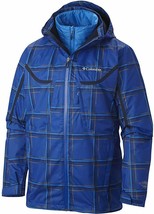 Columbia Whirlibird Interchange Jacket 3 in 1 Jacket, Azul Blue Print $220, 2X - $94.04