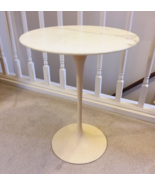 Original 1960 Eero Saarinen,Knoll White Marble Tulip Pedestal Side Table... - $13,091.39 MXN