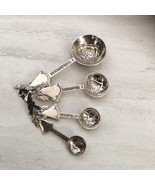 Ganz Loving Angels  4 Pc  Measuring Spoon Set Gift heart love Excellent - £6.41 GBP