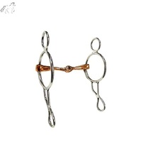 Horse Bit 5” Mouth 7” Cheeks Original Style Wonder Copper Mouth Stainles... - £31.17 GBP
