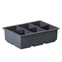 Avanti Silicone 6 Cup King Ice Cube Tray - Charcoal - $21.37