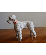 Vintage HR Hutschenreuther Germany White Porcelain Standard Poodle Figur... - $1,414.12 MXN