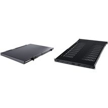 StarTech.com 1U 4-Post Adjustable Server Rack Mount Shelf - 330lbs(150 kg) - 19. - $160.22