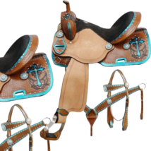 Barrel Racing Saddle Western Pleasure Trail Horse Saddle With Tack 12&quot; t... - £394.88 GBP+