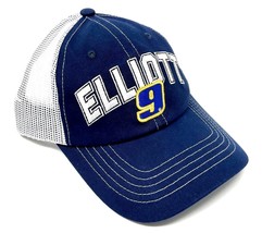 Dweebzilla Stock Car Racing #9 Chase Elliot Adjustable Curved Bill Navy Blue &amp; W - £18.46 GBP