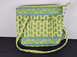 Vera Bradley Retired Citrus Elephant Handbag Purse Tote Green Yellow Blue - $19.75