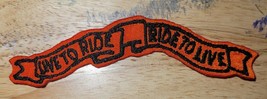 The Lost Boys - Live To Ride Banner - Iron On/Sew On Patch    10253 - £4.70 GBP
