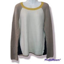 Hem and Thread Color Block Sweater sz L - £20.33 GBP