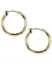 Anne Klein 3/4 Gold-Tone Hoop Earrings - £12.77 GBP